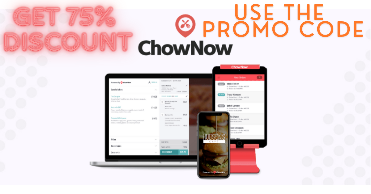 65% Discount Chownow Promo Code